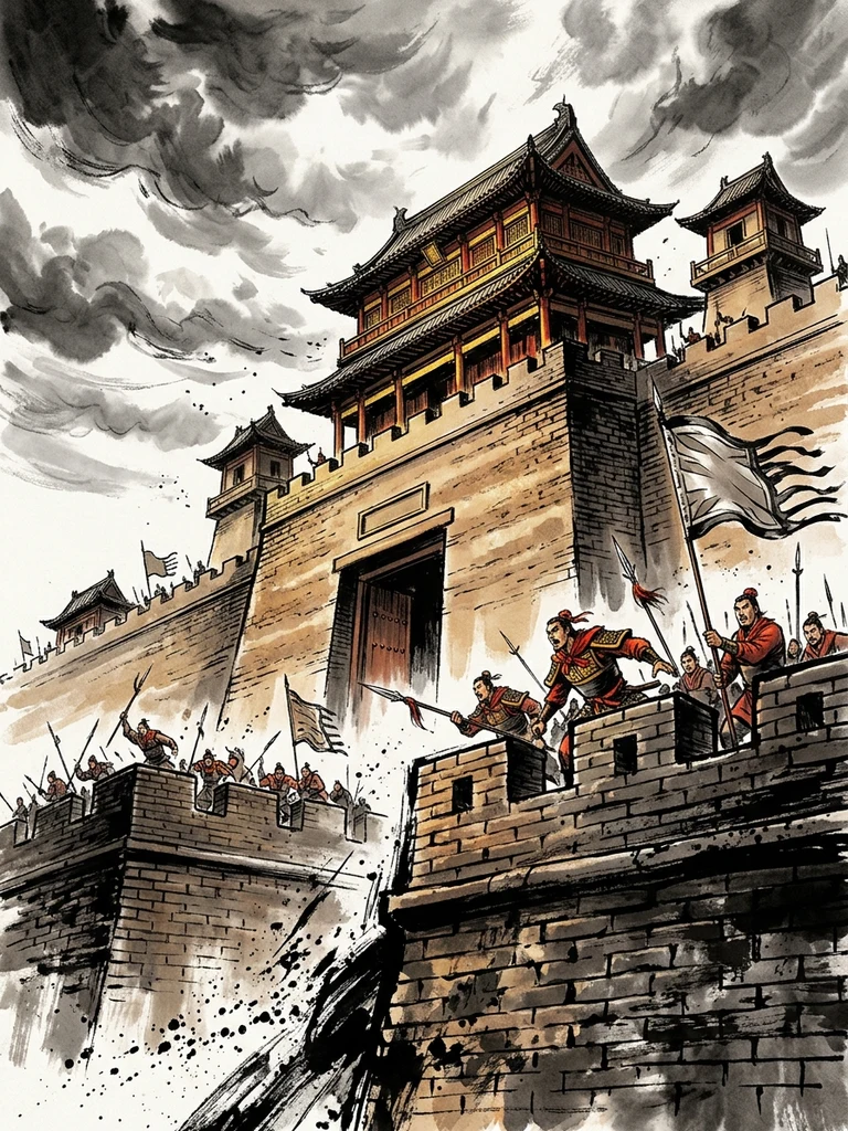 城牆 示意圖